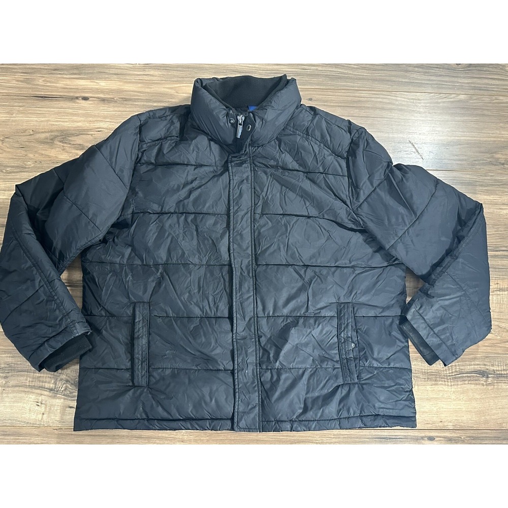 Andrew‎ Marc Men's Quilted Puffer Jacket Black XLarge